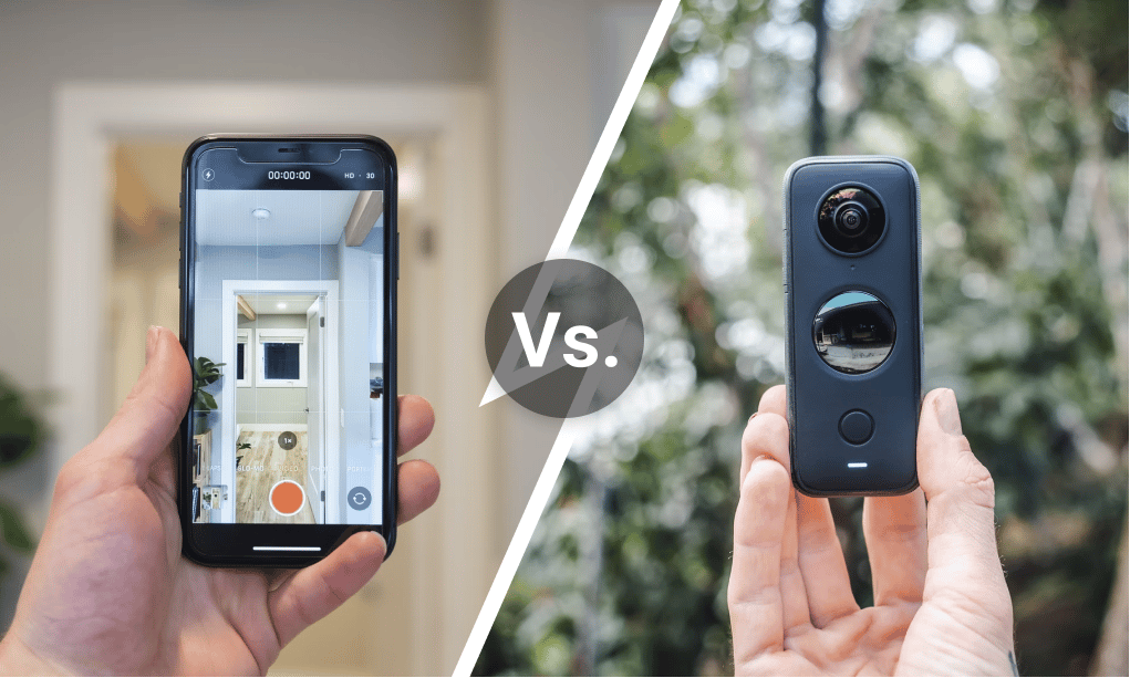 Smartphone vs. 360 camera